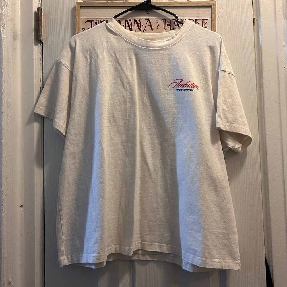 Ambition Worldwide Cream Men's Tee